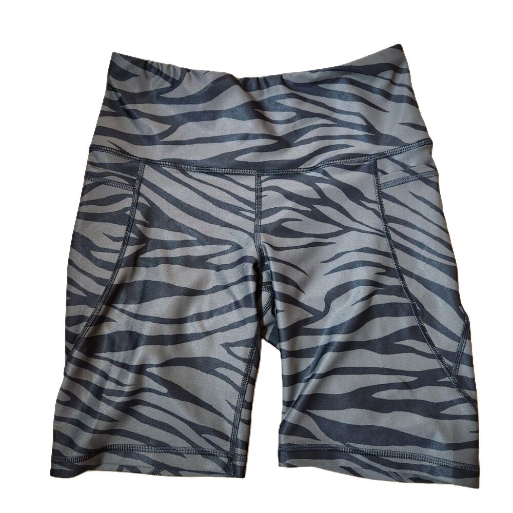 Old Navy Powersoft Active Shorts Women’s Medium Gray Print